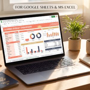 Ultimate Summer Budget & Vacation Planner Spreadsheet (Google Sheets & Excel)